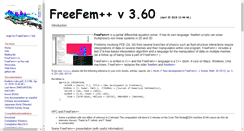 Desktop Screenshot of freefem.org