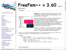 Tablet Screenshot of freefem.org